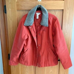 Royal Robbins Scarlet Utility Jacket with Heathered Collar